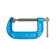 FIXTEC 4" T-shaped Thread Strong And Easily Use G Clamps With Body Is Malleable Cast Iron